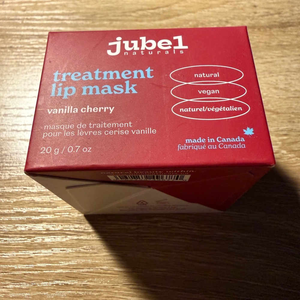 Jubel Naturals Vanilla Cherry Treatment Lip Mask - Picture 2 of 4